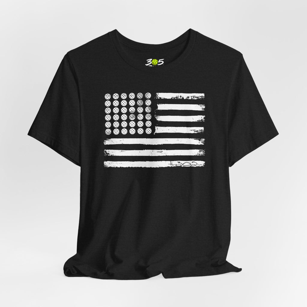 Distressed American Flag Tee