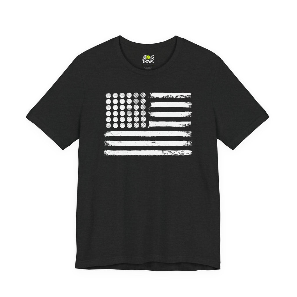 Distressed American Flag Tee
