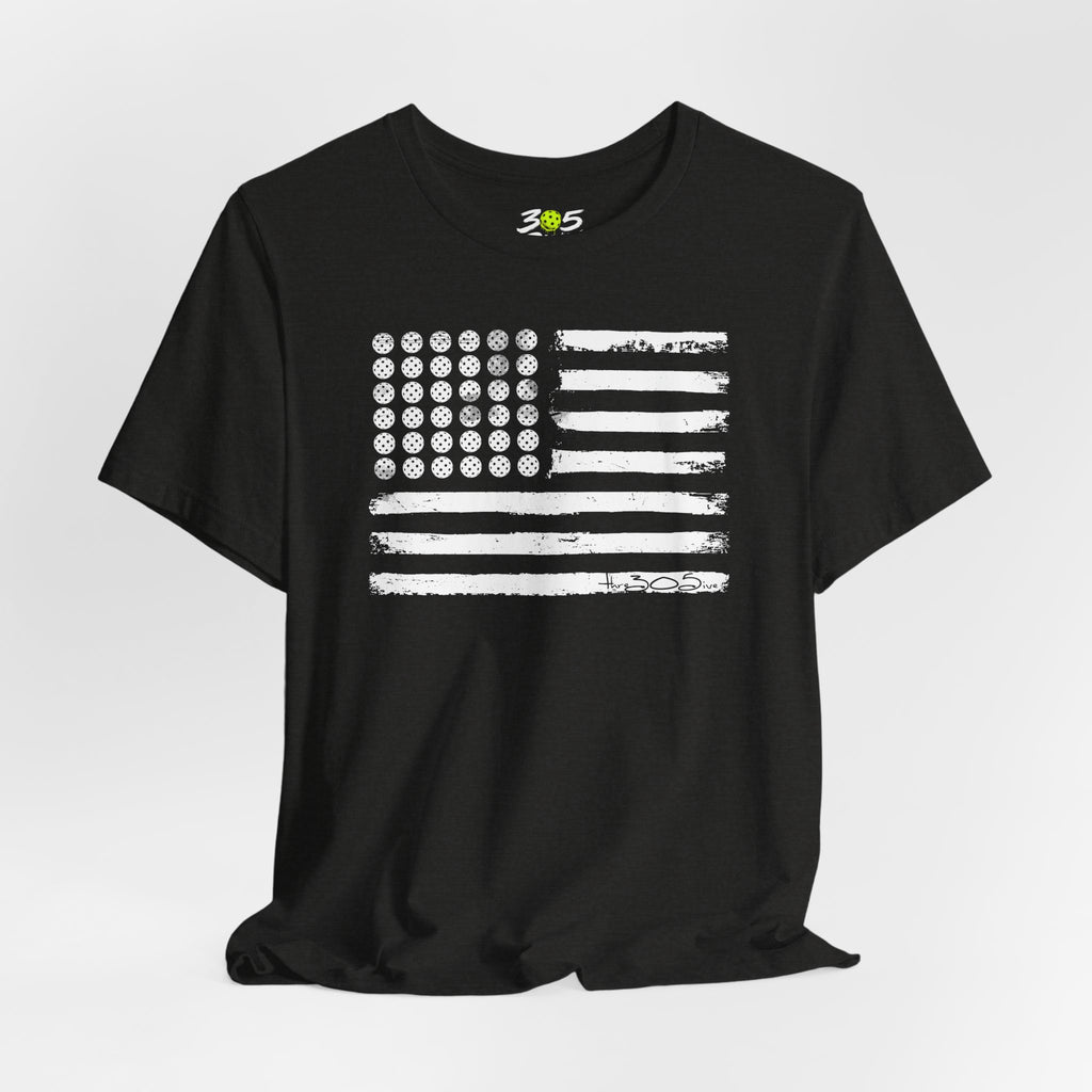 Distressed American Flag Tee